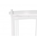 Стол журнальный Sheffilton SHT-CT8 артикул Сж-85 белый муар (+)